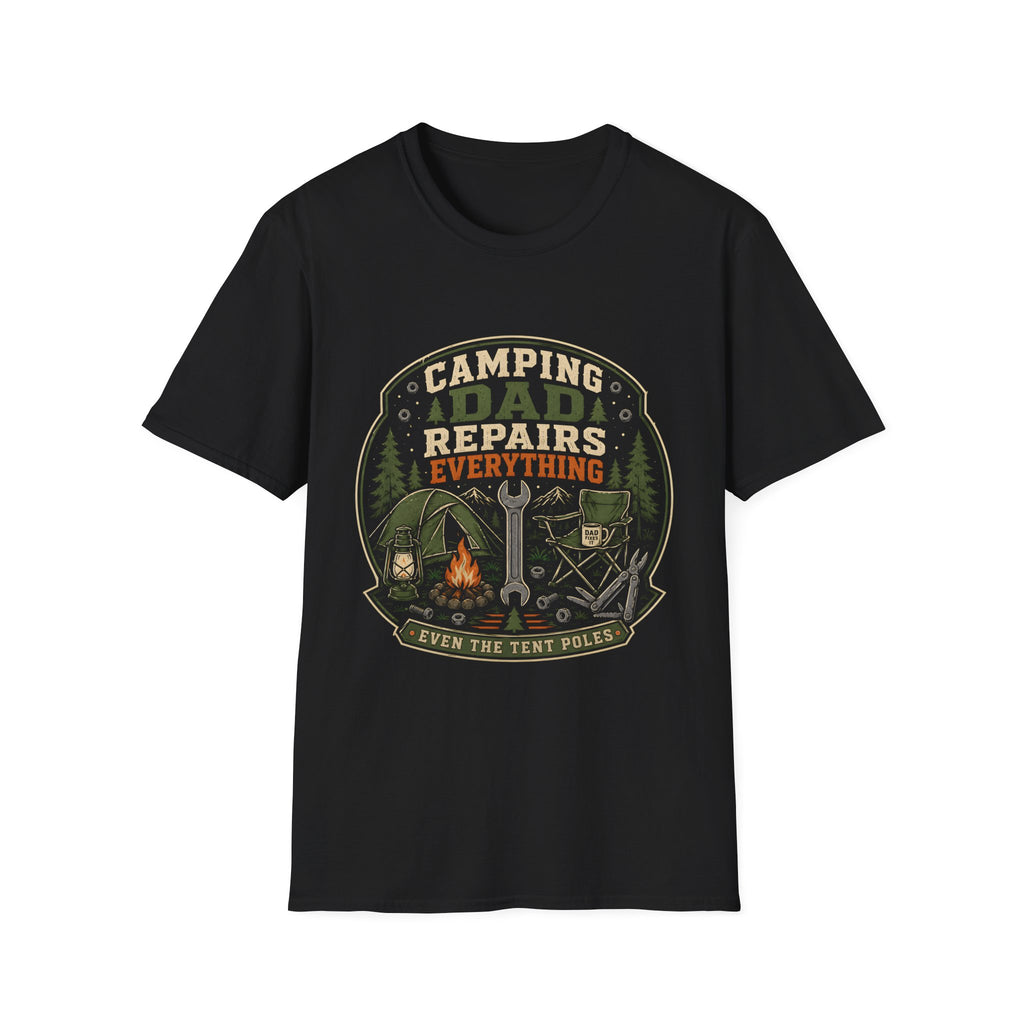 Camping Dad Repairs Everything T-Shirt