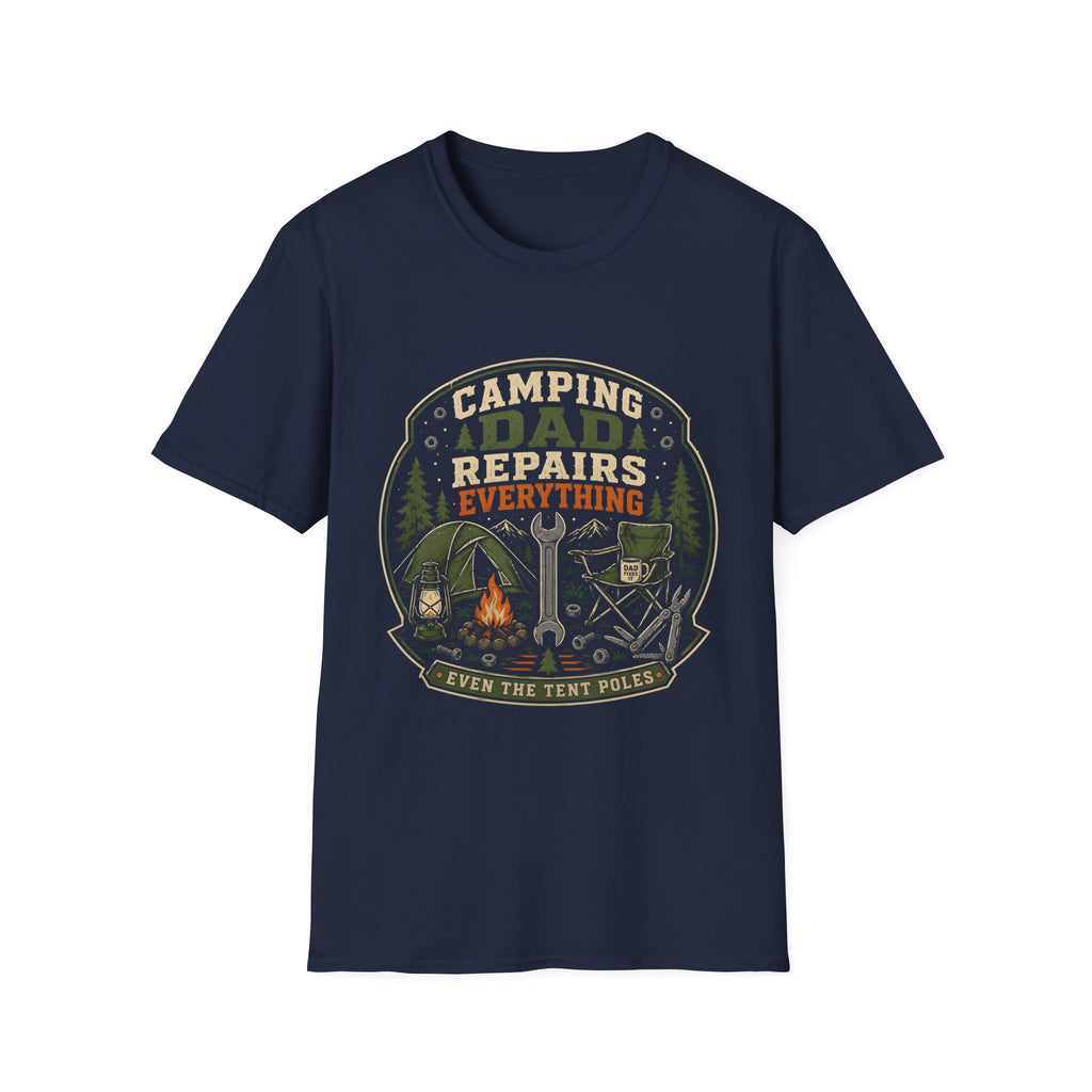 Camping Dad Repairs Everything T-Shirt
