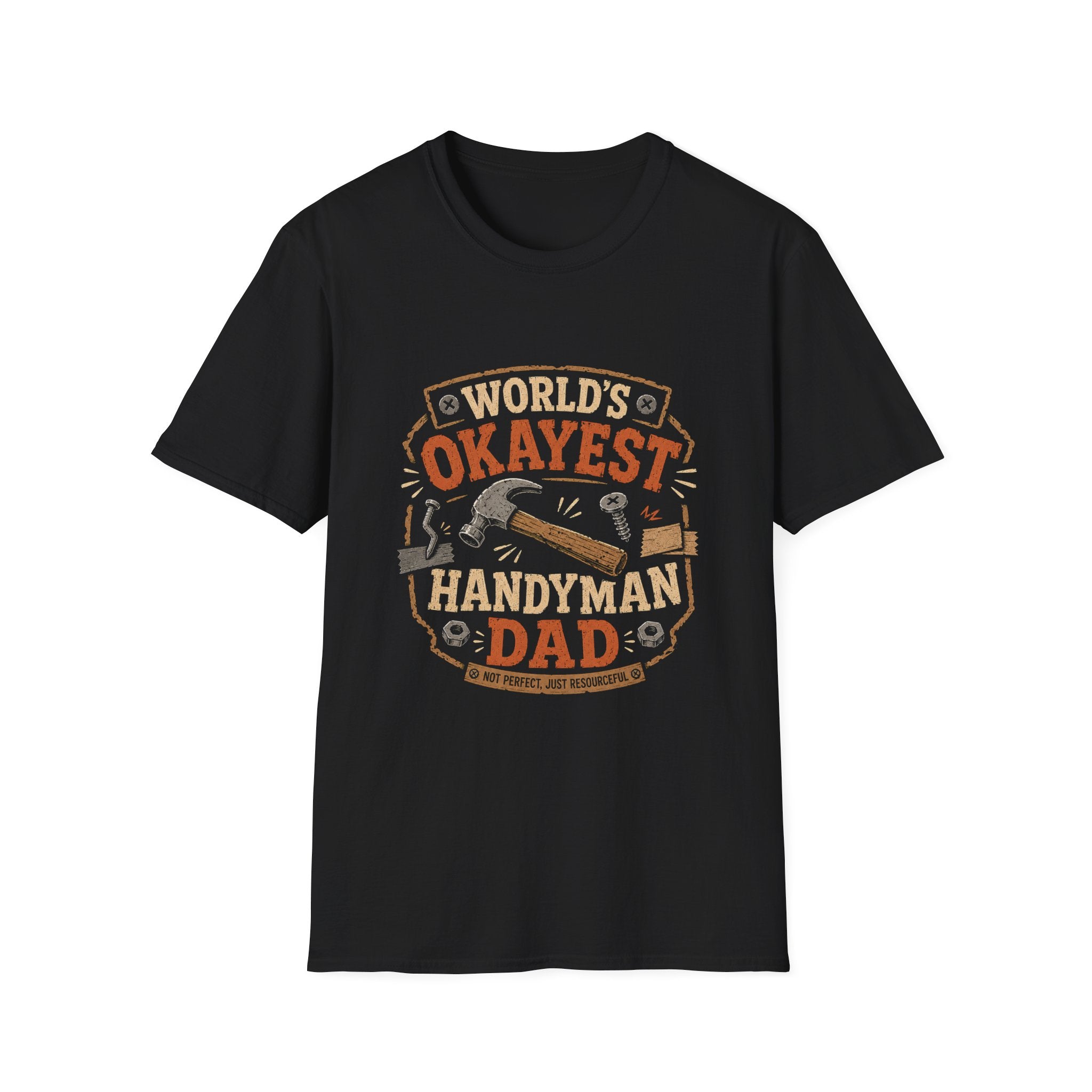 World's Okayest Handyman Dad T-Shirt