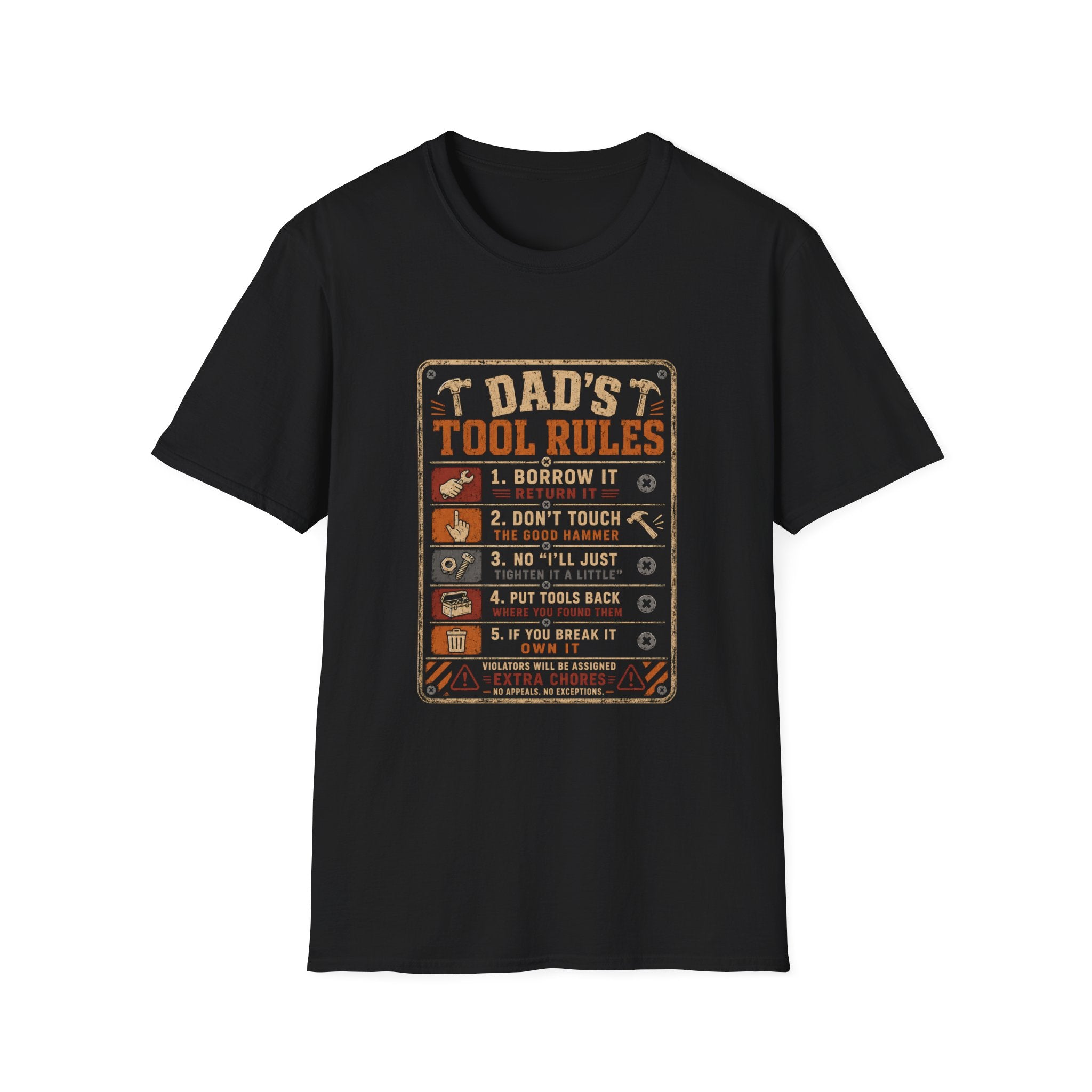 Dad's Tool Rules T-Shirt