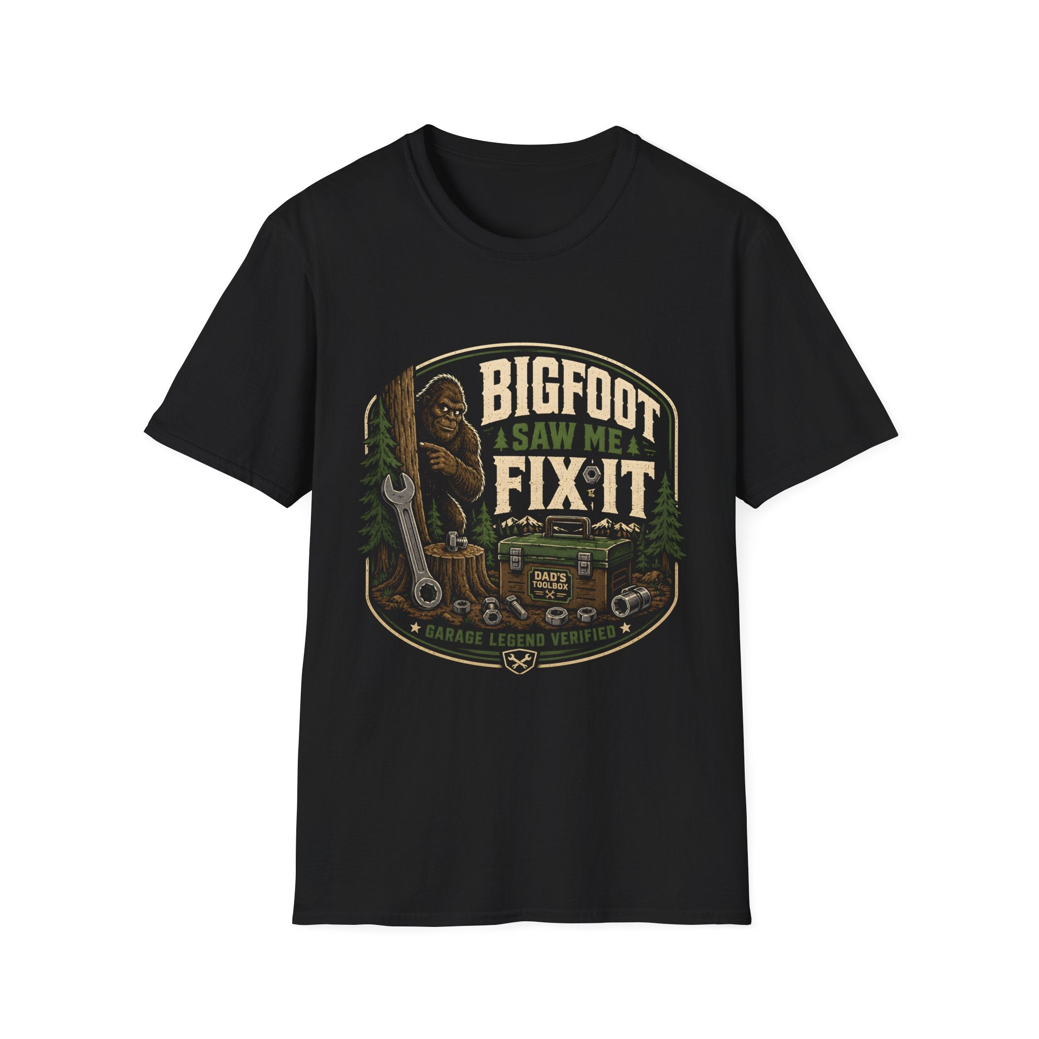 Bigfoot Saw Me Fix It T-Shirt